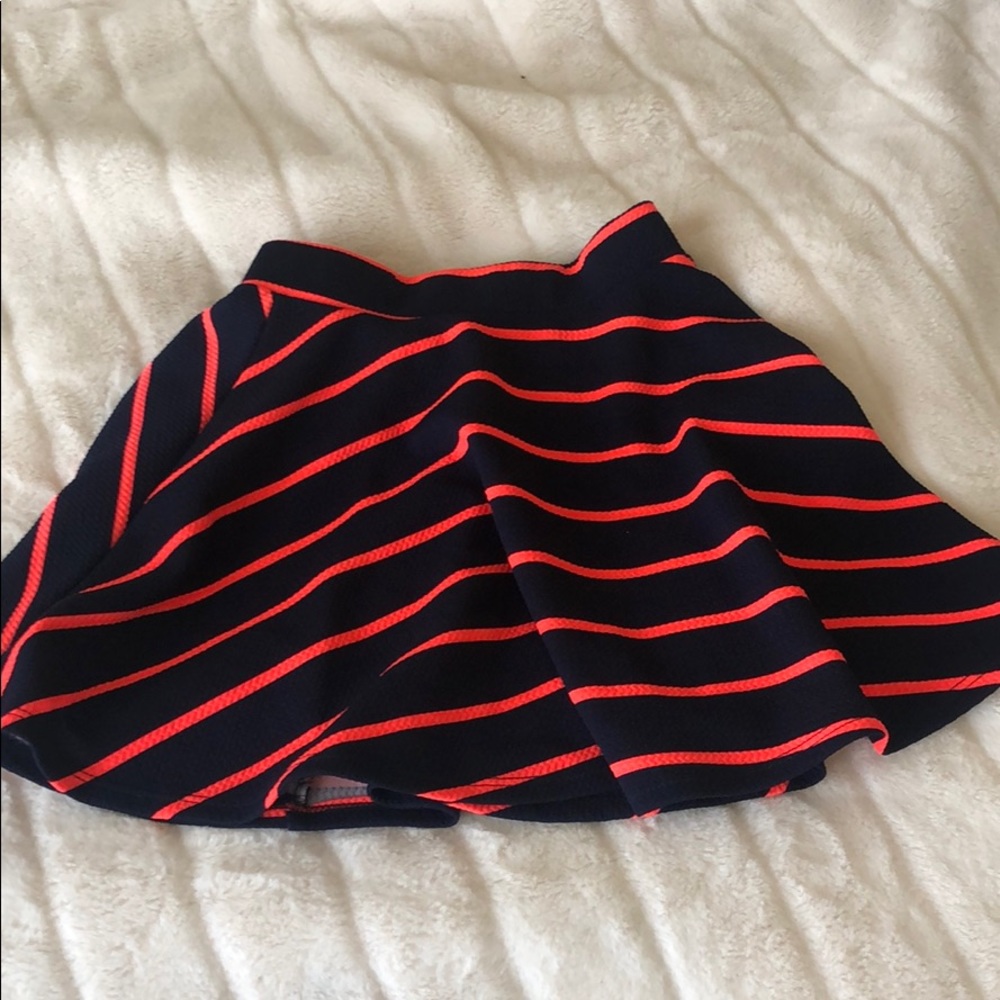 a stripped skirt